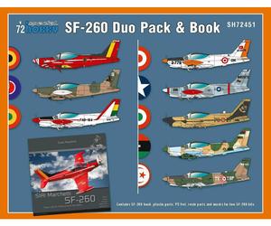 Special Hobby SH72451 SIAI-Marchetti SF-260 Duo Pack & Book 1:72 modellismo