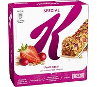 Special K Barrette di Cereali con Frumento 100% Integrale e Frutti Rossi, 129g