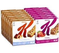 Special MIX - Barrette di Cereali con Frumento 100% Integrale al Cioccolato e Frutti Rossi, 120g [14 Confezione Assortite]