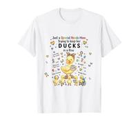 Special Needs Mom Autism Caregivers Cute Mama Duck Maglietta