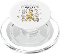Special Needs Mom Autism Caregivers Cute Mama Duck PopSockets PopGrip per MagSafe