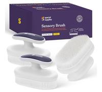 Special Supplies Spazzola sensoriale per terapia terapeutica, per spazzolatura professionale e sensoriale, strumenti stimolanti e calmanti per bambini e adulti, setole morbide e flessibili, senza