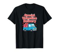 Special Valentine Delivery Funny Truck Maglietta