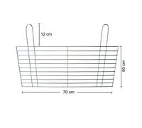 Speciale Griglia 4 MM 70x60 CM di Ricambio BBQ Stabile Carbone Gas Nuovo