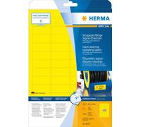 Speciale HERMA - Etichette autoadesive in film opaco - giallo - 212 x 457 mm 1200 pezzi. (25 fogli x 48) (8030) NEW