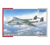 "SPECIALE HOBBY 72383 MODELLO DH.100 VAMPIRE MK.I ""RAF, RAAF AND AIR ARMY"