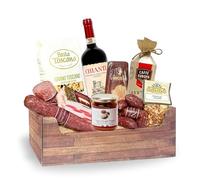 Speciale Italia - Cesto Regalo Gastronomico Pasquale Toscana e Dintorni con Pasta Toscana, Vino Chianti e Specialità Regionali, Confezione Pasqua Gourmet