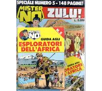 Speciale Mister No 5 Zulù + Esploratori d'Africa luglio 1990 NUOVO NEW BLISTERATO