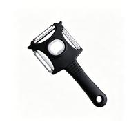 Speciale pelapatate per sbucciare in modo efficiente le patate di frutta, utensili da cucina con comoda rimozione del nucleo in acciaio inox (C, 19 x 9 cm)