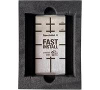 SPECIALIST+ FAST INSTALL Magnete per Cartongesso 5 cm - Strumento Magnetico per Profili CD 47-50 mm - Forza di Tenuta 10 kg - Montaggio Rapido e Preciso