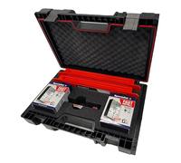 Specialist+ Set di attrezzi per il montaggio di telai per cartongesso, completo in valigetta di plastica I x2 FAST INSTALL, x2 SPACER e x1 martello, montaggio rapido a secco I conforme allo standard