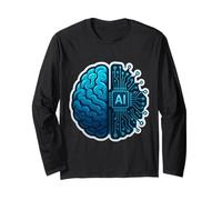 Specialista dell'ingegnere dell'intelligenza Artificiale del Cervello AI Umano Maglia a Manica