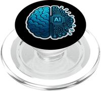 Specialista dell'ingegnere dell'intelligenza artificiale del cervello AI umano PopSockets PopGrip per MagSafe