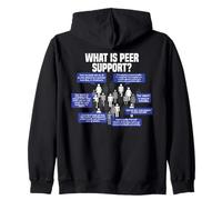 Specialista in recupero Advocate Peer Support Peer Coach Felpa con Cappuccio