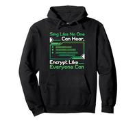 Specialista programmatore di sicurezza informatica canta come hacking Felpa con Cappuccio