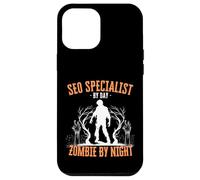 Specialista SEO di Day Zombie di notte Divertente Halloween Raccapricciante Custodia per iPhone 12 Pro Max