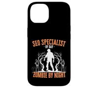 Specialista SEO di Day Zombie di notte Divertente Halloween Raccapricciante Custodia per iPhone 14