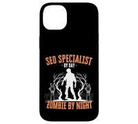 Specialista SEO di Day Zombie di notte Divertente Halloween Raccapricciante Custodia per iPhone 14 Plus