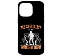 Specialista SEO di Day Zombie di notte Divertente Halloween Raccapricciante Custodia per iPhone 14 Pro Max
