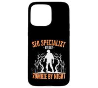 Specialista SEO di Day Zombie di notte Divertente Halloween Raccapricciante Custodia per iPhone 15 Pro Max