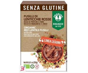 SPECIALITA' 100% LEGUMI FUSILLI LENTICCHIE ROSSE 250 G