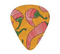 Specialità Peppers Chitarra AcusticaPlettri per Chitarra 12 Pezzi, Chitarra Elettrica Essenziale Plettri per Chitarra Spessi e Sottili Studenti 0,46 0,96 0,71 Mm