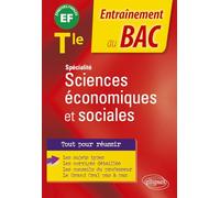 Spécialité Sciences économiques et sociales Tle