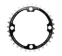 Spécialités TA Chinook 4 Braccio 104pcd Medio, Corona 8/9 velocità Unisex, Nero,
