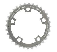 Spécialités TA Compatto 94pcd 5 Braccio, Corona a 9 velocità Unisex, Argento, Outer 42T