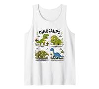 Specie di Dinosauro Che imparano per Bambini Animali preistorici Canotta