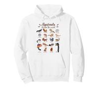 Specie di Scoiattolo nel Mondo Felpa con Cappuccio