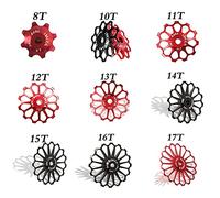 Specifiche 8T 10T 11T 12T 13T 14T 15T 16T 17T 17T Cuscinetto ceramico MTB. Rullo della guida della bici della ruota del deragliatore del deragliatore posteriore della lega della bicicletta Vicino a