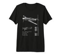 Specifiche del Caccia BF 109 della Luftwaffe Maglietta Premium