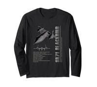 Specifiche del velivolo SR71 Blackbird Maglia a Manica