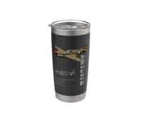 Specifiche militari del caccia P-40 Warhawk Bicchiere termico in acciaio inox doppia parete
