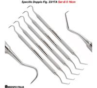 Specillo Doppio 23/17A Sonda Explorer Dentale Ablatore Ablazione del Tartaro 5pz