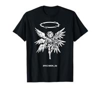 Specimen 06 Cyborg Angel Robotic Winged Glitch Maglietta