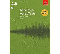 Specimen Aural Tests, Grades 4 & 5, with 2 CDs: new edition from 2011
