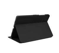 Speck BalanceFolio - Custodia sottile per Samsung Galaxy Tab A9+, supporto multi-gamma, custodia posteriore rigida, protezione contro le cadute, protezione per fotocamera, colore: nero
