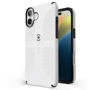 Speck - Cover con impugnatura CandyShell per iPhone 16 Plus, sottile, compatibile con MagSafe, unisex, bianco/nero