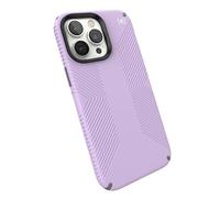 Speck - Custodia Grip Presidio2 con ricarica wireless compatibile per Apple iPhone 14 Pro Max - viola primaverile (viola primavera)