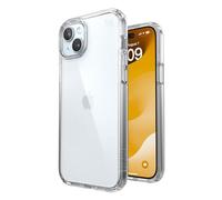 Speck Custodia trasparente per iPhone 15 Plus, custodia sottile, 17 cm, compatibile con iPhone 14 Plus, Presidio Clear