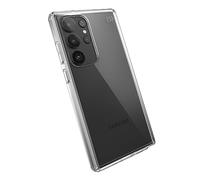 Speck Custodia ultra trasparente per Samsung Galaxy S23, protezione contro le cadute, antigraffio e antiurto, design sottile, custodia trasparente Presidio Perfect