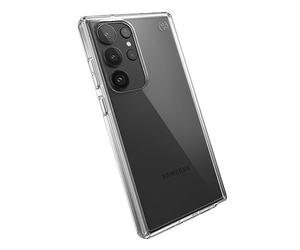 Speck Custodia ultra trasparente per Samsung Galaxy S23, protezione contro le cadute, antigraffio e antiurto, design sottile, custodia trasparente Presidio Perfect