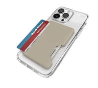 Speck MagSafe - Portafoglio per iPhone con chiusura a scatto rimovibile, antiscivolo, contiene 1-3 carte, finitura morbida al tatto, resistente ai graffi, porta carte costruito per MagSafe, rovere