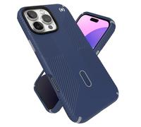 Speck Presidio 2 Grip - Custodia per iPhone 16 Pro Max, MagSafe e ClickLock, antracite/bronzo