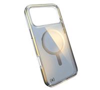 Speck Presidio LUX - Custodia protettiva sottile per iPhone 17 Pro Max, compatibile con MagSafe, glitter a specchio, argento metallizzato