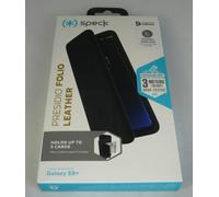 Speck Presidio Samsung Galaxy S9 Plus Custodia In Pelle Folio Wallet - Nera