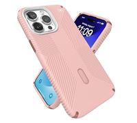 Speck Presidio2 Grip - Custodia per iPhone 15 Pro Max con blocco antiscivolo, compatibile con MagSafe, impugnatura protettiva contro le cadute, antigraffio, morbida al tatto, con impugnatura Presidio2