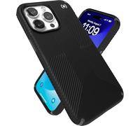 Speck Presidio2 Grip - Custodia per iPhone 15 Pro Max, protezione contro le cadute, resistente ai graffi, custodia sottile a doppio strato per telefono da 6,7", realizzata per MagSafe, colore: Nero